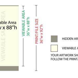36" x 92" SD Retractable Banner Stand - Image 2