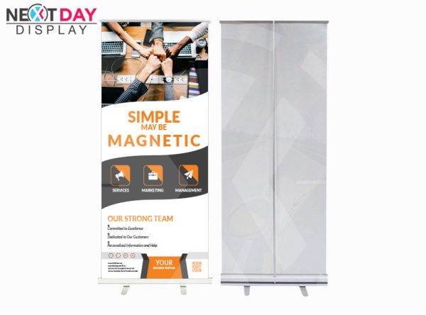 24 X 81 Standard Retractable Banner Next Day Display