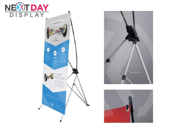 24 X 63 X Stand Banner Next Day Display