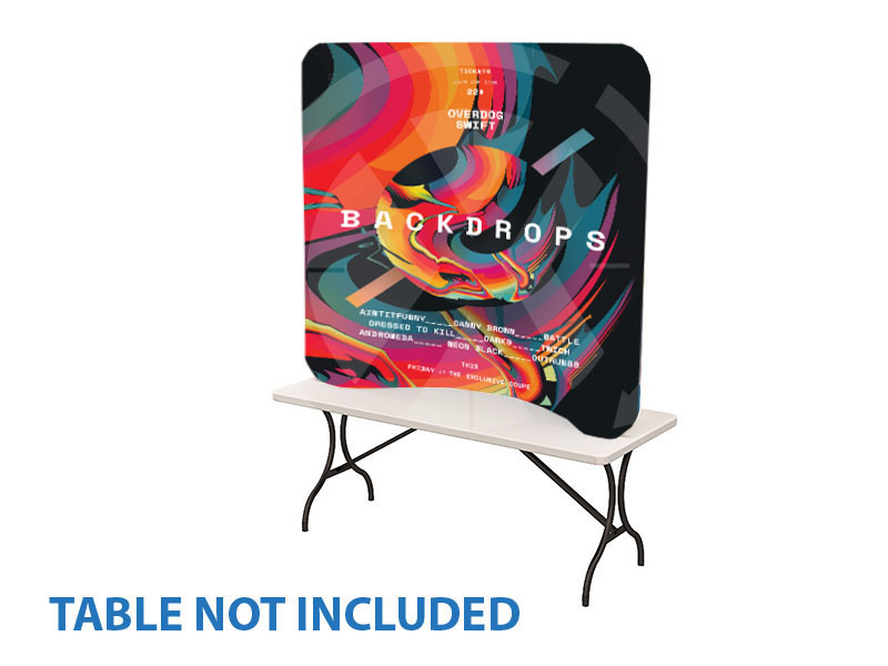 6ft Curve Tension Fabric Display Next Day Display